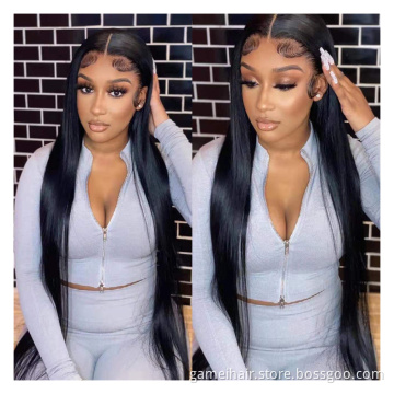 13x6 Hd Transparent Lace Front Human Hair Wigs For Black Women 360 Lace Frontal Wigs Glueless 100% Virgin Full Lace Wig Vendors